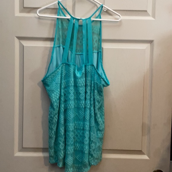NWOT Maurices Mint High-Neck Dressy Tank Top, 3x - Picture 4 of 10